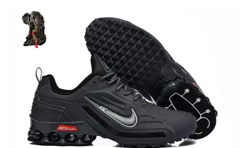 Nike Air Ultra Shox Men's Athletic Sneakers – Solid Black